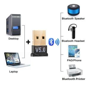 ADAPTADOR BLUETOOTH PARA PC 5.0