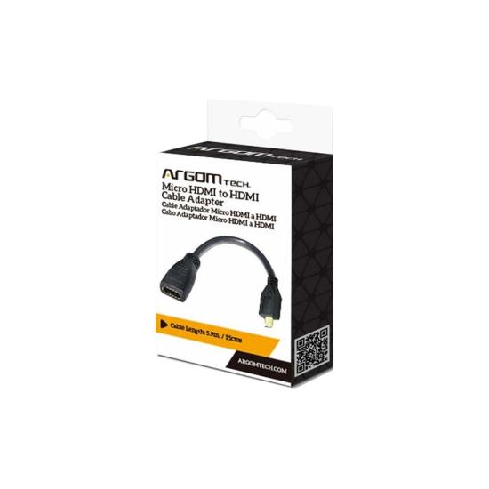 A y A Insumos ADAPTADOR HDMI HEMBRA A MICRO HDMI ARGOM