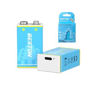 BATERIA 9V RECARGABLE PACK X 2 CARGA TIPO C