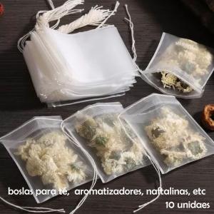 BOLSAS REUTILIZABLES X 10 PARA INFUSIONES, AROMATIZADORES