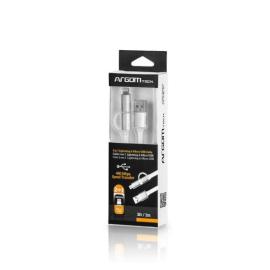 CABLES IPHONE Y MICRO USB 2 EN 1 ARGOM