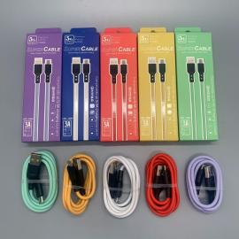 CABLE IPHONE COLORES C-600