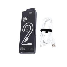 CABLE TIPO-C TREQA 2 MT CAJA NEGRA CA-8073