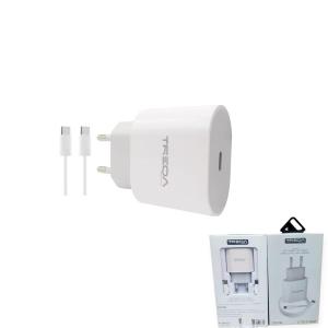 CARGADOR PD 20W TREQA + CABLE C
