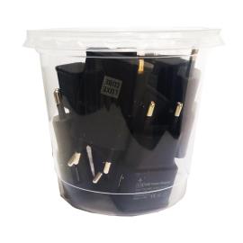 CARGADOR TIPO FICHA 2.1 A PACK POR 12