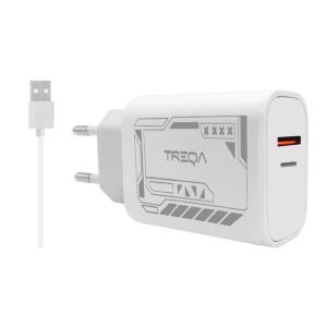 CARGAODR TREQA 65W USB / C + CABLE TIPO C