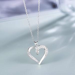 COLLAR DE PLATA 925 CON DIJE DE CORAZON