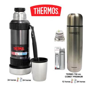 COMBO  THERMOS 1.2L + TERMO COMET 750 PREMIUM