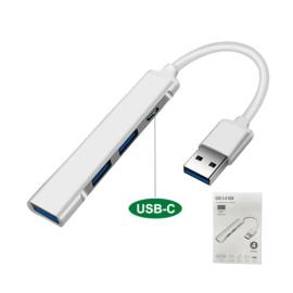 HUB USB 4 EN 1 USB3.0/2.0/USB C