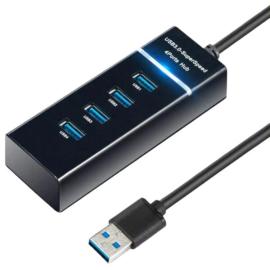 HUB USB 4 PUERTOS RAPIDOS 3.0