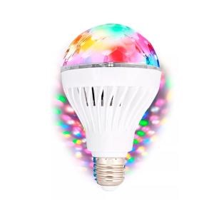 LAMPARA DISCO E27 RGB CON MOVIMIENTO