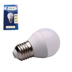 LED MINI GLOBO E27 / 3W/ 20W / 3000K CA