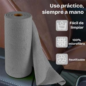 PAÑOS DE MICROFIBRA REUTILIZABLE  X 20 UNIDADES