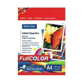 PAPEL A4 ALTA RESOLUCION 110GR X100 HOJAS MATE