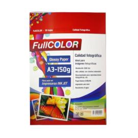 PAPEL FOTOGRAFICO A3 150GR X 20 HOJAS