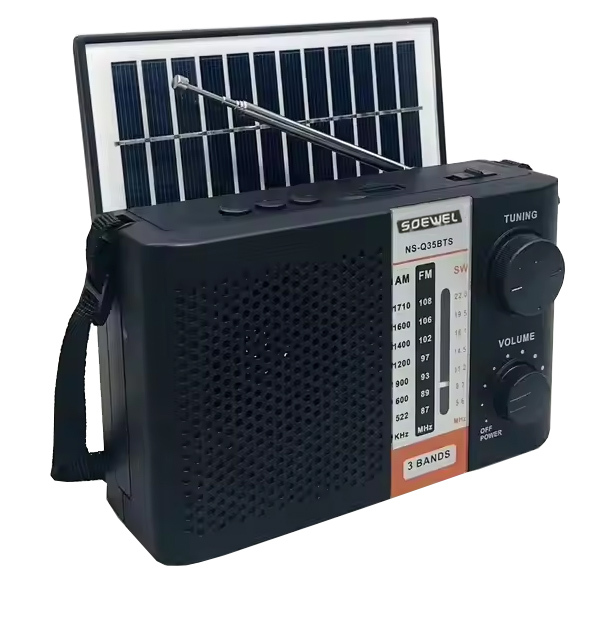 A y A Insumos - RADIO AM/FM/BLUETOOTH, CARGA SOLAR Y USB