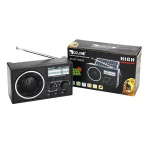 RADIO AM/FM  BLUETOOTH SOLAR, RECARGABLE 7350S