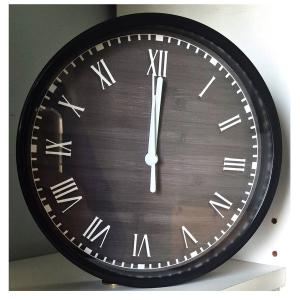 RELOJ  REDONDO LETRAS ROMANAS 20CM 1210