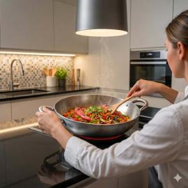 SARTEN 2 MANGOS DE ALUMINIO 28CM