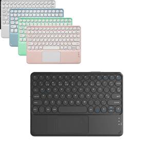 TECLADO BLUETOOTH RECARGABLE  CON TOUCH PAD