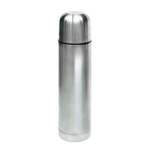 TERMO ACERO INOX 1L BALA PLATEADO